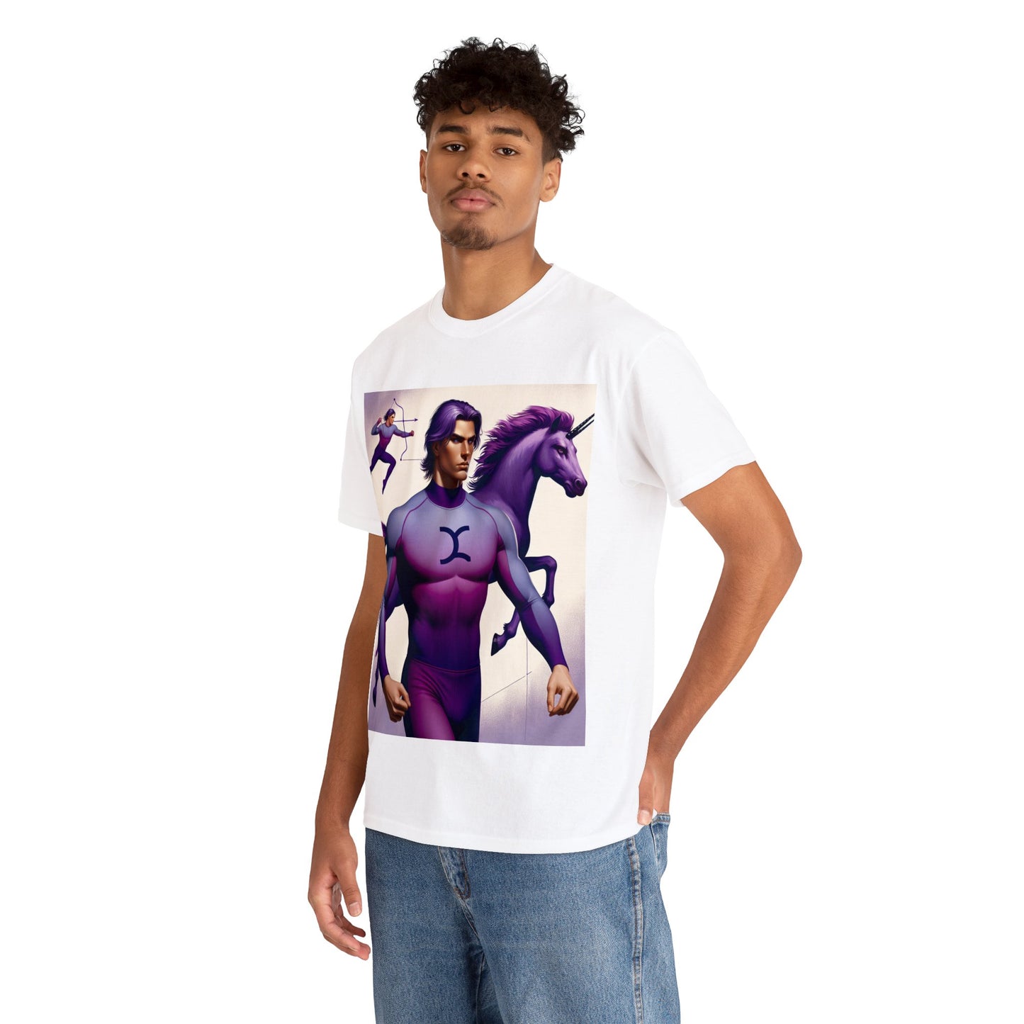 Team Sagittarius (4) Unisex Heavy Cotton Tee