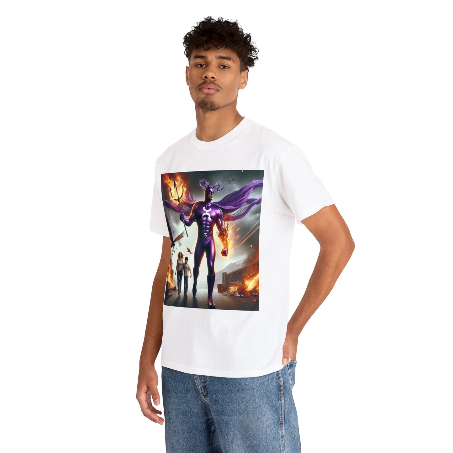 Sagittarius Father's Day (7) Unisex Heavy Cotton Tee