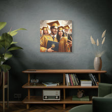 Load image into Gallery viewer, Graduation Celebration Canvas Wall Art, Perfect Gift for Graduates, Home Decor, Graduation Party Decor, Unique Graduation Memory
