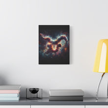 Load image into Gallery viewer, Celestial Taurus Canvas Print, Astrological Wall Art, Zodiac Decor, Horoscope Gift, Unique Home Decoration
