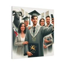 Load image into Gallery viewer, Graduation Canvas Print, Gift for Grads, Wall Art for Celebrations, Proud Graduate Decor, Customizable Artwork
