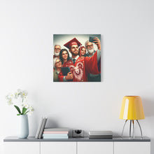 Load image into Gallery viewer, Custom Graduation Canvas Print, Family Portrait Wall Art, Celebrate Achievements, Perfect Gift for Graduates, Aries Zodiac Decor
