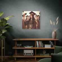 Load image into Gallery viewer, Graduation Canvas Print, Inspirational Wall Art for Graduates, Home Decor, Gift for Her, College Graduation, Motivational Decor
