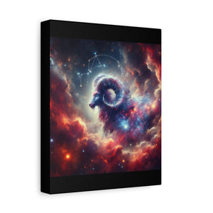 Celestial Aries Canvas Art | Zodiac Decor, Astrological Gift, Wall Art, Bedroom Decor, Motivational Decor