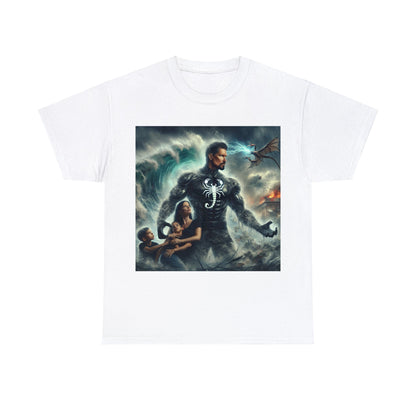 Scorpio Father's Day (2) Unisex Heavy Cotton Tee