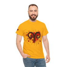 Load image into Gallery viewer, Edgy Aries Graphic Tee, Astrology Shirt, Perfect Gift for Zodiac Lovers, Unisex Cotton Top, Stylish Casual Wear
