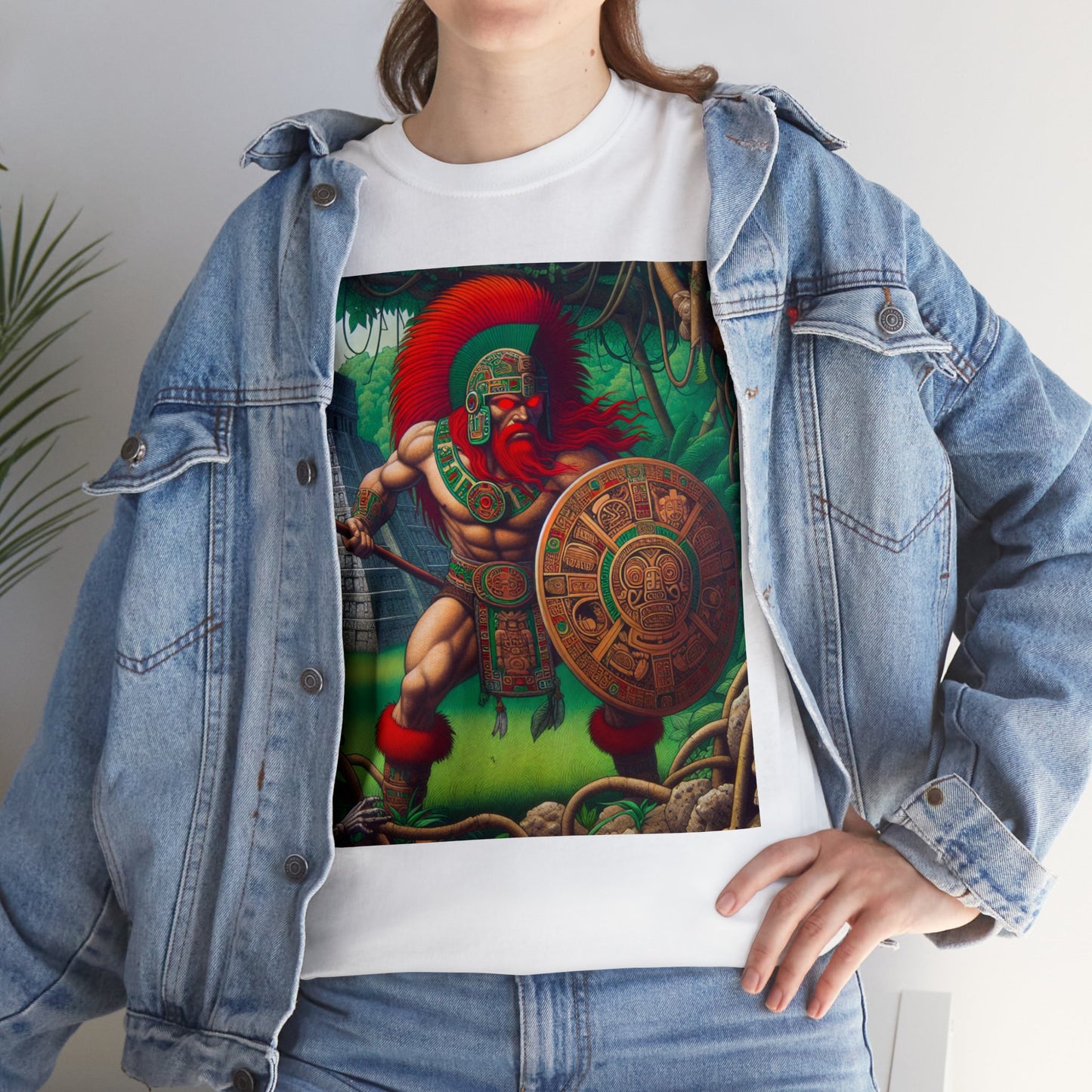 Aries Aztec (4) Unisex Heavy Cotton Tee