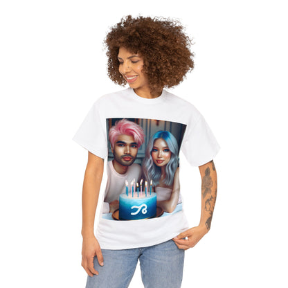 Libra Birthday (3) Unisex Heavy Cotton Tee