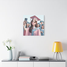 Load image into Gallery viewer, Graduation Canvas Print, Inspirational Wall Art, Personalized Gift, College Decor, Graduation Celebration
