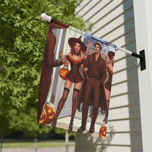 Virgo Halloween (1) Garden & House Banner