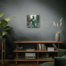 Load image into Gallery viewer, Glow-in-the-Dark Pisces Canvas Art, Zodiac Decor, Astrology Wall Art, Gift for Him/Her, Unique Home Decor, Mystic Vibe
