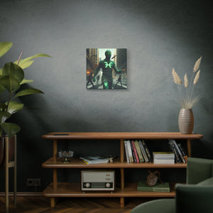 Glow-in-the-Dark Pisces Canvas Art, Zodiac Decor, Astrology Wall Art, Gift for Him/Her, Unique Home Decor, Mystic Vibe
