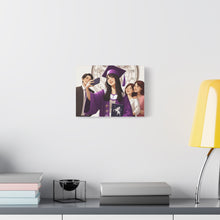Load image into Gallery viewer, Graduation Canvas Art Print, Perfect Gift for Graduates, Wall Decor for Celebration, Home Office Decoration, Unique Graduation Gift
