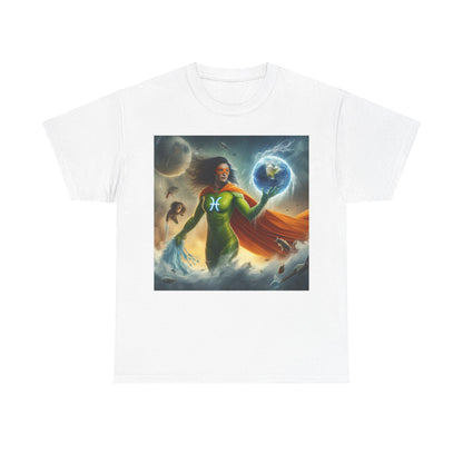 Pisces Mother's Day (6) Unisex Heavy Cotton Tee