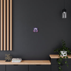 Ninja Halloween Wall Art, Frightening Home Decor, Glow-in-the-Dark Canvas