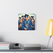 Load image into Gallery viewer, Graduation Canvas Wall Art, Personalized Graduation Gift, Family Celebration Decor, High School Graduation, College Graduation
