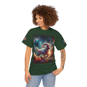 Aries Celestial Astrology Tee - Unisex Short Sleeve Shirt, Cosmic T-Shirt, Horoscope Apparel, Astrology Gift, Zodiac Wear