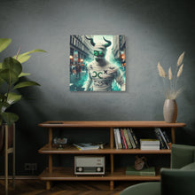 Load image into Gallery viewer, Canvas Print: Halloween Taurus Mummy
