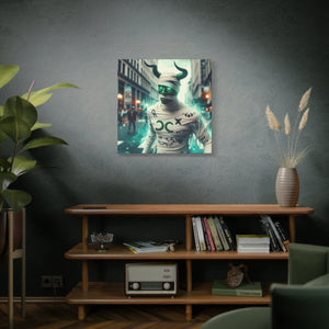 Canvas Print: Halloween Taurus Mummy