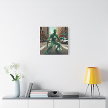 Load image into Gallery viewer, Canvas Print - Halloween Taurus Astrology Mummy
