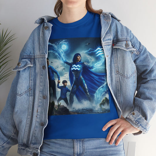 Aquarius Mother's Day (1) Unisex Heavy Cotton Tee