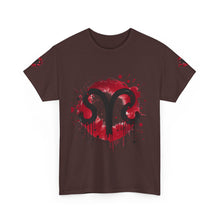 Load image into Gallery viewer, Bold Graphic Aries T-Shirt, Unisex Tee for Astrology Lovers, Unique Gift for Birthdays, Casual Wear, Statement Piece
