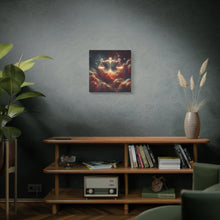 Load image into Gallery viewer, Celestial Libra Canvas Art, Zodiac Decor for Astrology Lovers, Modern Wall Art, Cosmic Balance Artwork, Gift for Libra Sign
