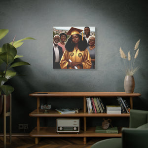 Graduation Celebration Canvas