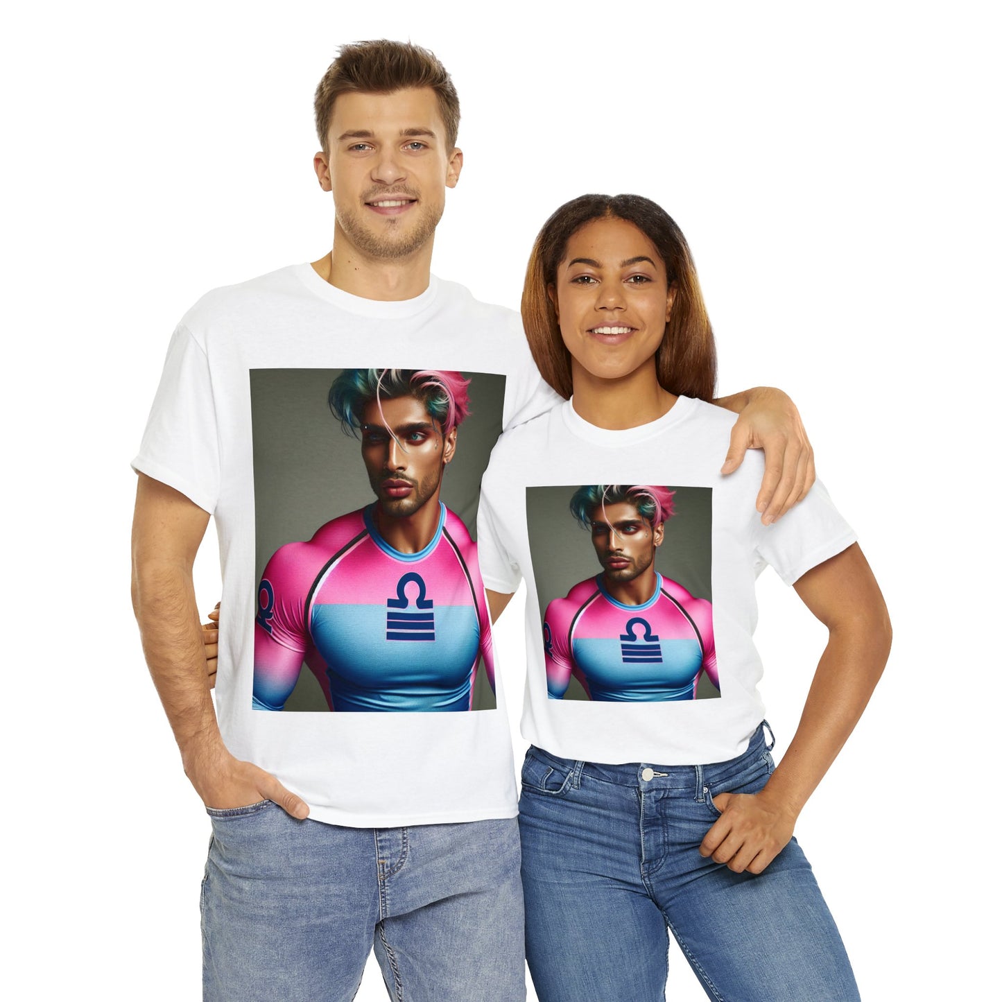 Team Libra (3) Unisex Heavy Cotton Tee