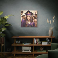 Load image into Gallery viewer, Graduation Canvas Print, Customizable Wall Art, Gift for Grads, Inspirational Home Decor, Graduation Celebration
