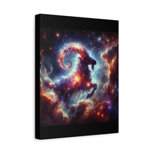 Load image into Gallery viewer, Stretched Canvas Print, Cosmic Goat Art, Zodiac Decor, Aries Gift, Astrological Wall Art, Astrology Home Decor
