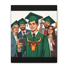 Load image into Gallery viewer, Graduation Canvas Art, Custom Grad Gift, Wall Decor, Graduation Celebration, Personalized Graduation Print
