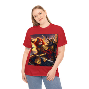 Samurai Aries (F4) Unisex Heavy Cotton Tee