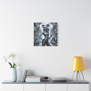 Canvas Print - Halloween Capricorn Astrology Mummy