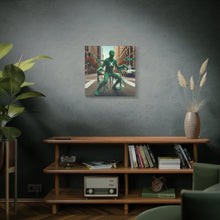 Load image into Gallery viewer, Canvas Print - Halloween Taurus Astrology Mummy
