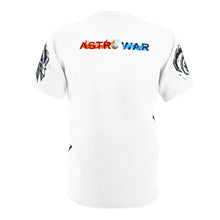 Load image into Gallery viewer, Bold Graphic Unisex Tee, AOP Black &amp; White Ram Design T-Shirt, Perfect for Gamers, Sport Fans, Unique Gift for Holidays
