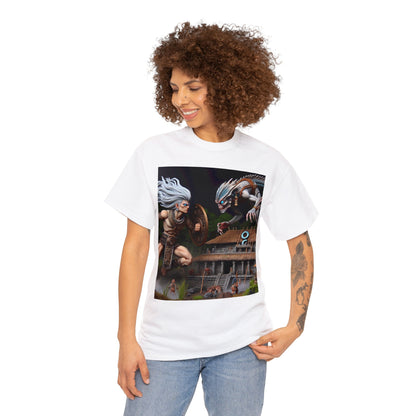 Cancer Aztec (4) Unisex Heavy Cotton Tee