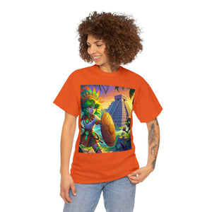 Pisces Aztec (F4) Unisex Heavy Cotton Tee