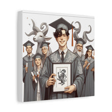 Load image into Gallery viewer, Graduation Canvas Print, Custom Grad Gift Wall Art for Students, Class of 2023 Decor, Unique Graduation Celebration Artwork, [...]
