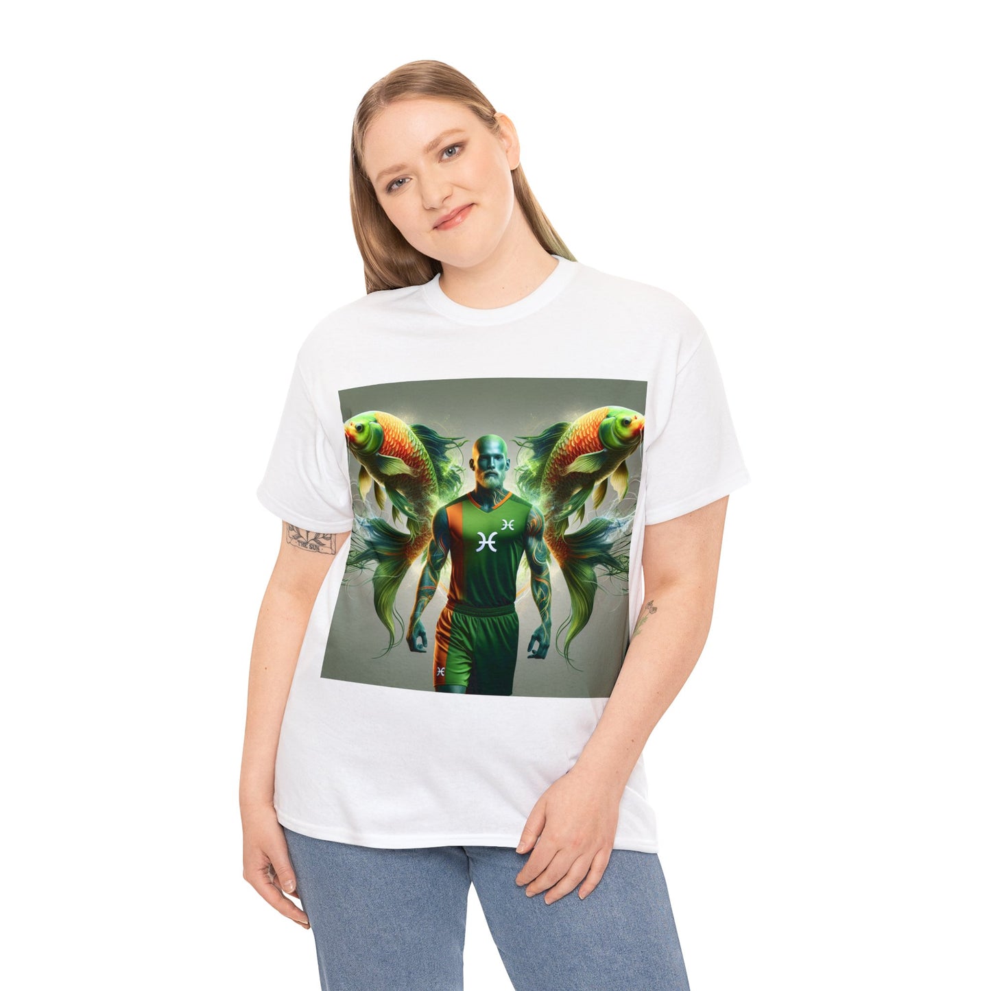 Team Pisces (7) Unisex Heavy Cotton Tee