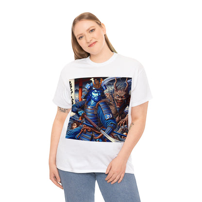 Samurai Aquarius (3) Unisex Heavy Cotton Tee