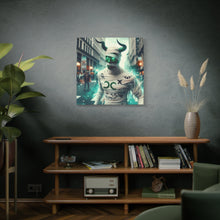 Load image into Gallery viewer, Canvas Print: Halloween Taurus Mummy

