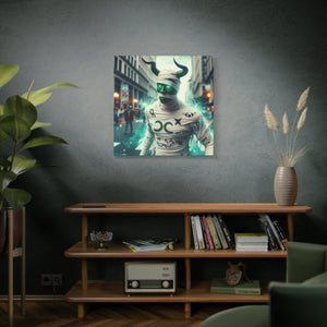 Canvas Print: Halloween Taurus Mummy