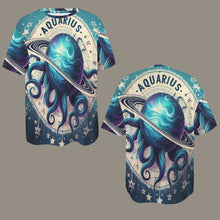 Load image into Gallery viewer, Aquarius (3) Round Neck Loose T-Shirt
