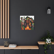 Load image into Gallery viewer, Graduation Celebration Canvas Print, Modern Art for Graduates, Unique Gift for Student, Home Decor, Thoughtful Graduation Gift
