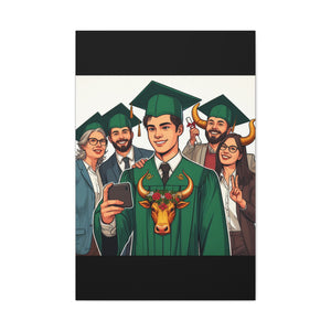 Graduation Canvas Art, Custom Grad Gift, Wall Decor, Graduation Celebration, Personalized Graduation Print