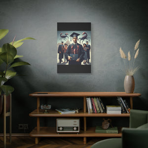 Graduation Canvas Art, Unique Artwork for Graduates, Funny Graduation Gift, Family Keepsake, Wall Decor