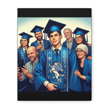 Load image into Gallery viewer, Graduation Canvas Wall Art, Personalized Graduation Gift, Family Celebration Decor, High School Graduation, College Graduation
