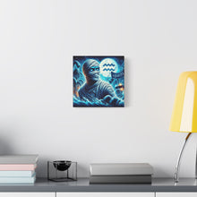 Load image into Gallery viewer, Mummy-Themed Canvas Art, Perfect for Halloween and Spooky Decor, Unique Home Wall Art, Great Gift for Horror Lovers, Halloween Decor
