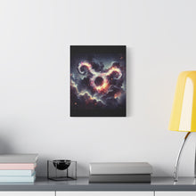 Load image into Gallery viewer, Cosmic Taurus Canvas Art, Zodiac Decor, Astrology Wall Hanging, Gift for Taurus, Home Decor, Space Art
